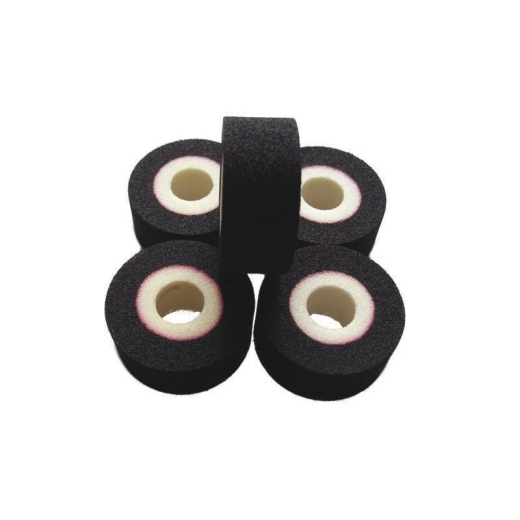 5 Rollen Druckfarbrolle schwarz f�r das Durchlaufschwei�ger�t TR - 900 zum Vorteilspreis