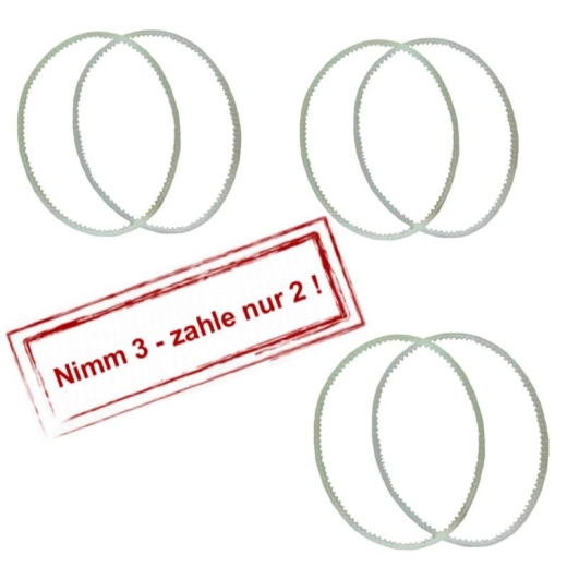 Nimm 3 und zahle 2 Aktion: 3 Sets a 2 St�ck Transportriemen f�r Durchlaufschwei�ger�t TR - 800 - hell