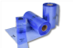Metallschutz Schlauchfolie 200mm breit, 100my stark, blau - transparent, 200 Meter Laufl�nge