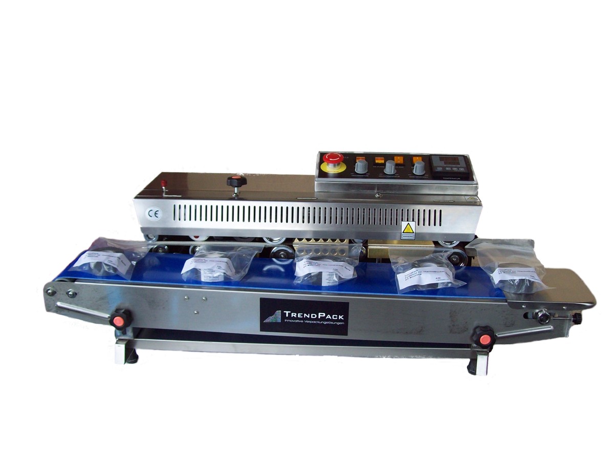 Durchlaufschweissgeraet TR 900 mit Ware